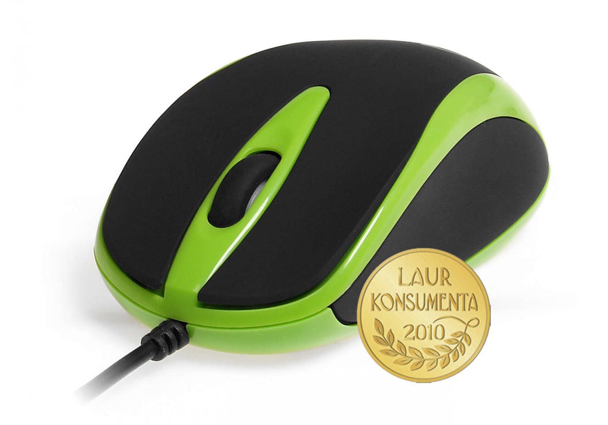 Laidinė pelė media-tech mt1091g, juoda-žalia