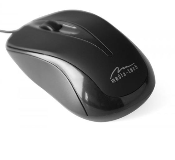 Laidinė pelė media-tech mt1091k, juoda