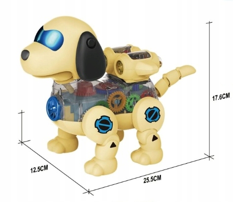 Akumuliatoriumi valdomas robotas šuo