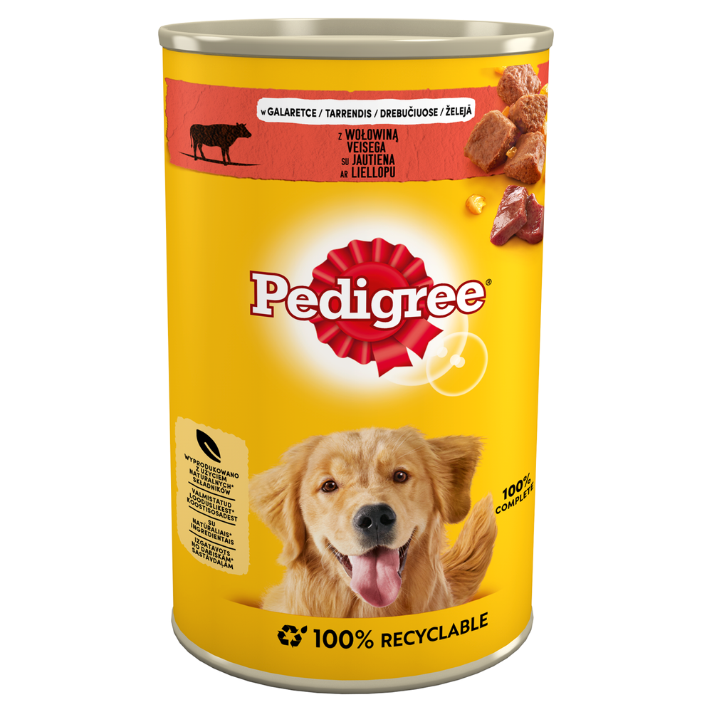 Pedigree konservai šunims su jautiena, 1200 g