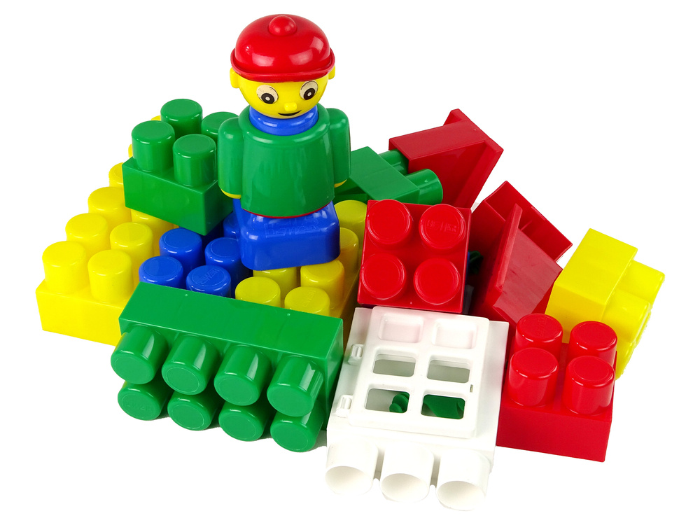 Spalvoti statybiniai blokeliai k3 small, 30 d.