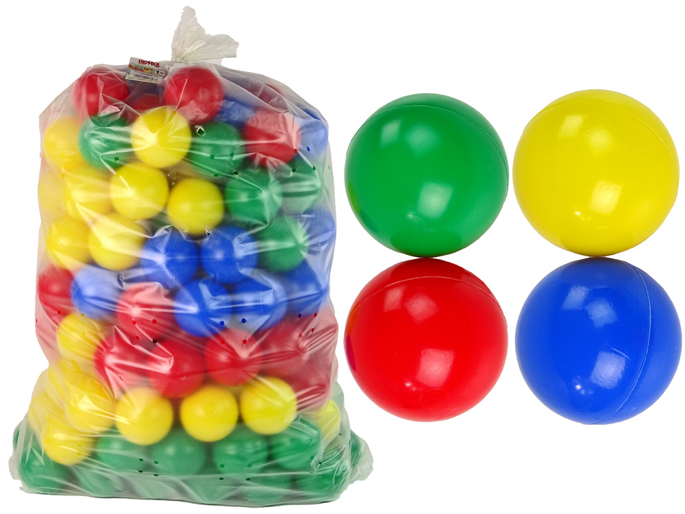 Plastikiniai kamuoliukai baseinui, 200 vnt.
