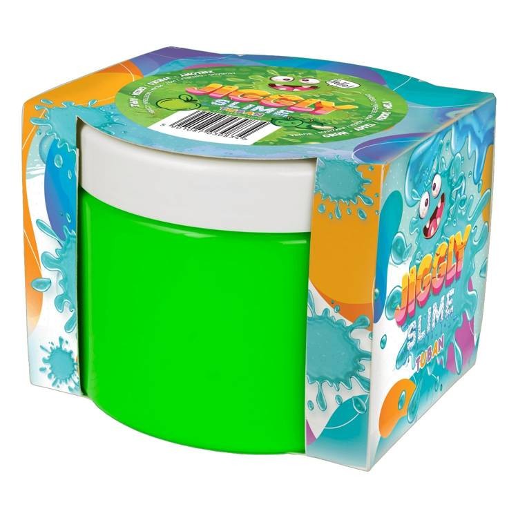 Jiggly slime - žalias obuolys - 500 g, tuban tu3584