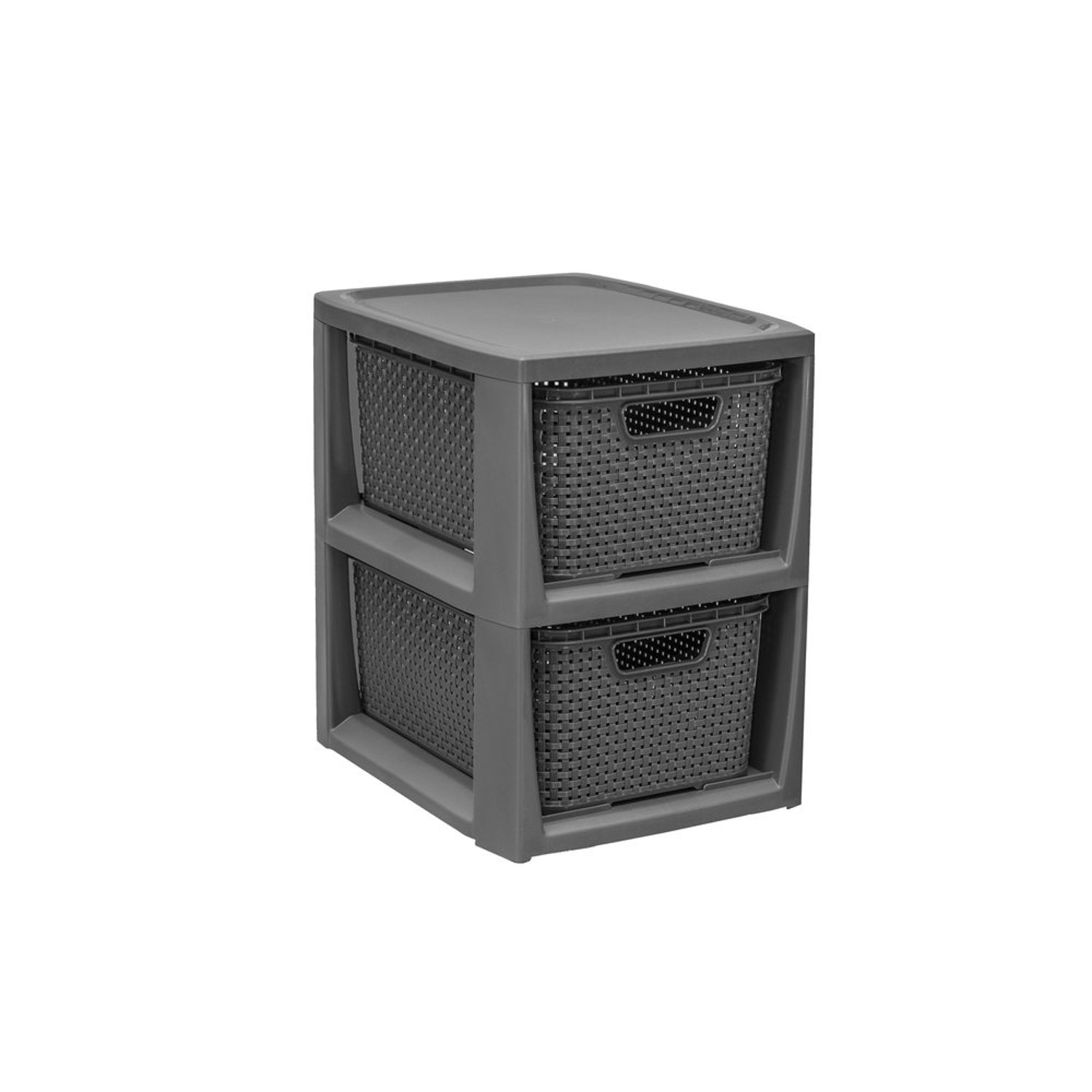 Branq lentyna su 2 krepšeliais Rattan, 14 l