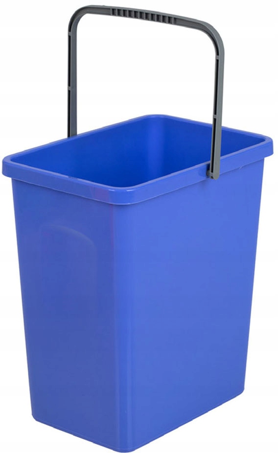 Branq perdirbimo šiukšliadėžė su rankena, mėlyna, 10l