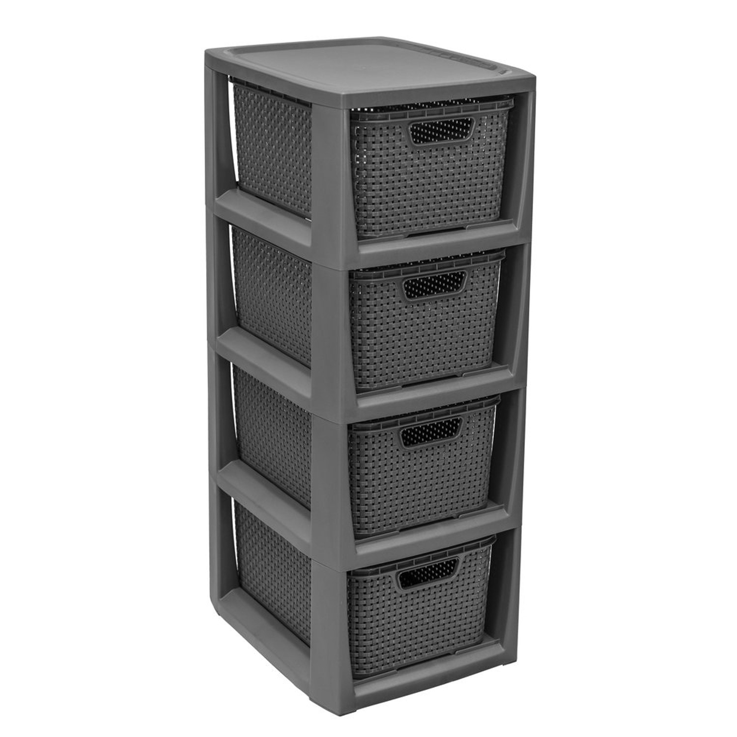 Branq lentyna su 4 krepšeliais Rattan, 28 l