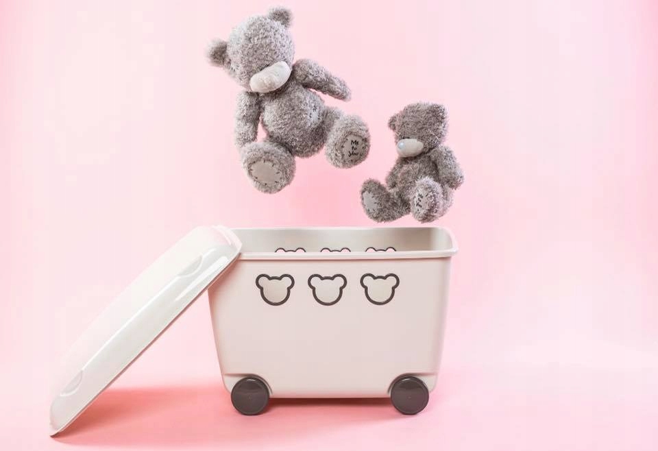 Branq žaislų dėžė Bear, 55 l