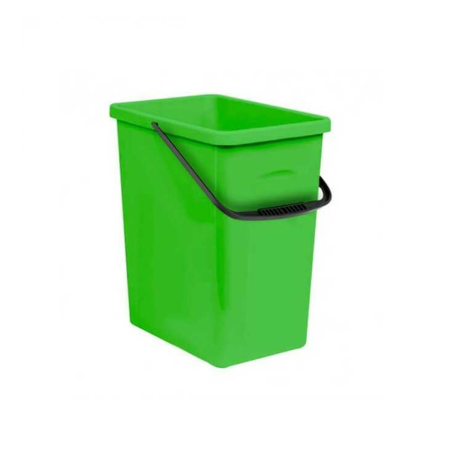 Branq perdirbimo šiukšliadėžė su rankena, žalias, 10l
