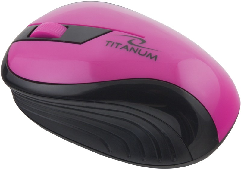 Belaidė pelė titanum tm114p, rožinė
