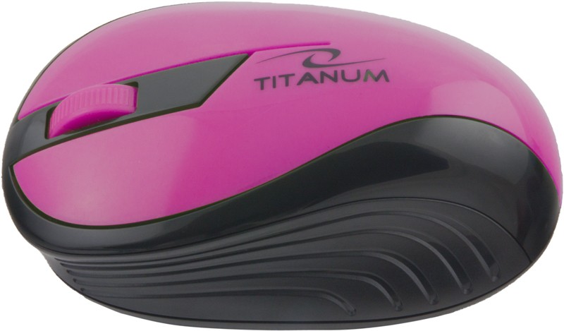 Belaidė pelė titanum tm114p, rožinė