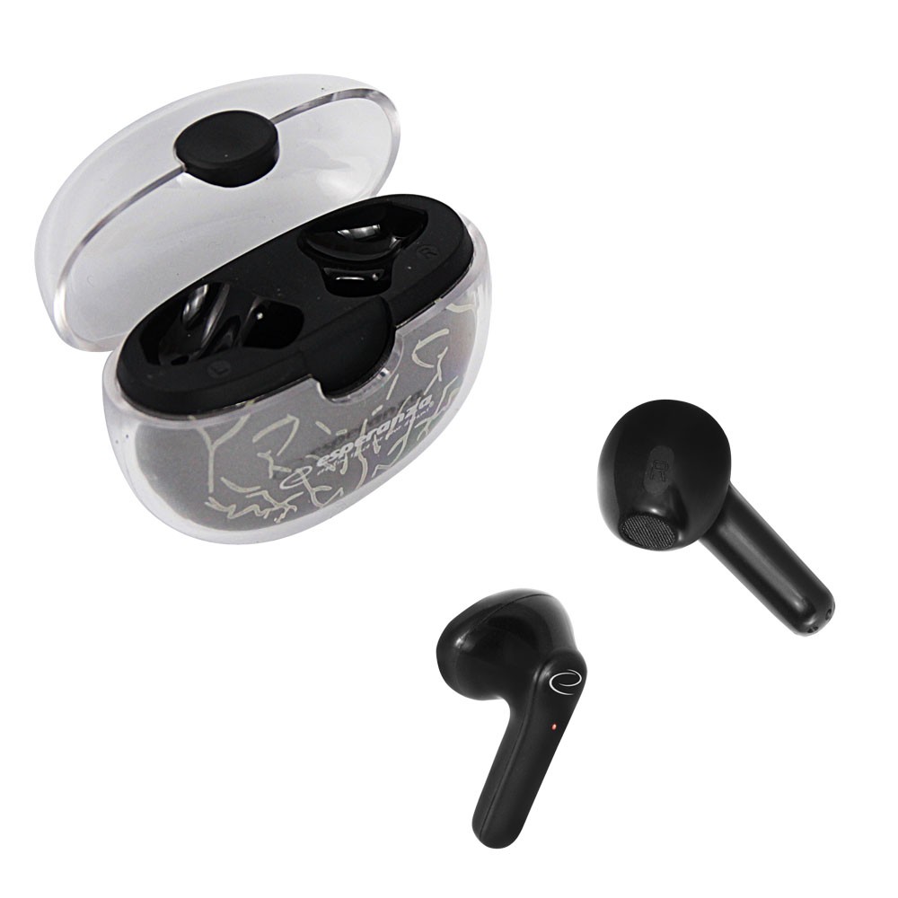 Pandora belaidės in-ear ausinės tws (bluetooth, stereo, mikrofonas, juoda)