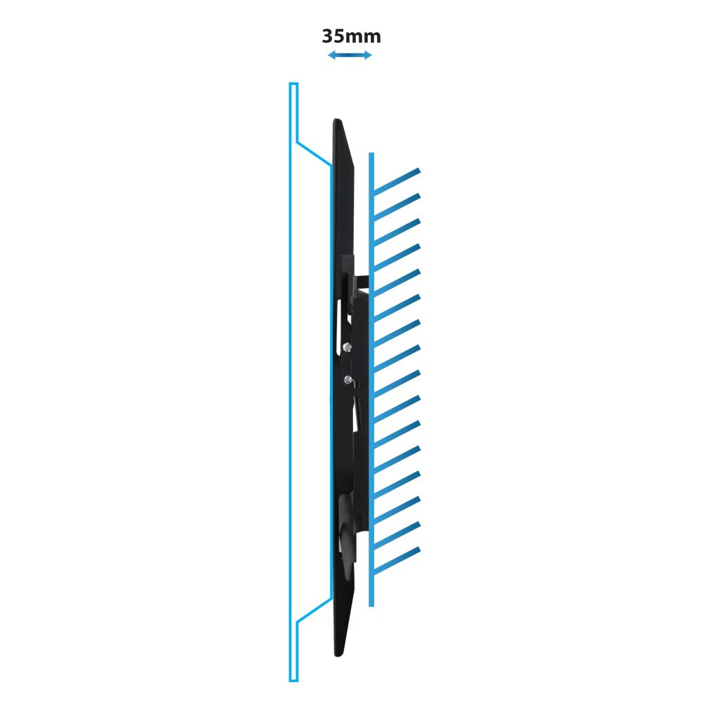 Tv laikiklis esperanza erw014 26-70”, juodas