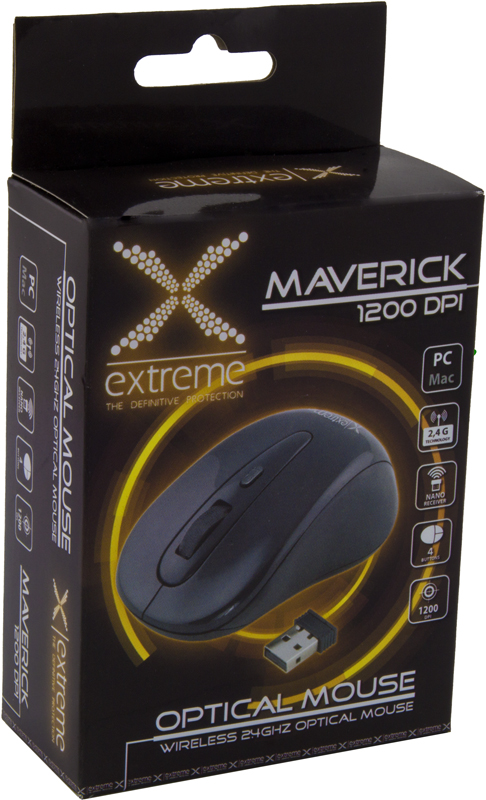 Belaidė pelė esperanza extreme xm104k, juoda