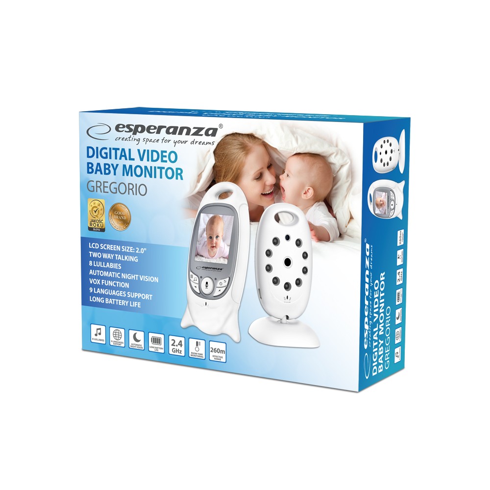 Mobili auklė Esperanza LCD 2.0 Gregorio