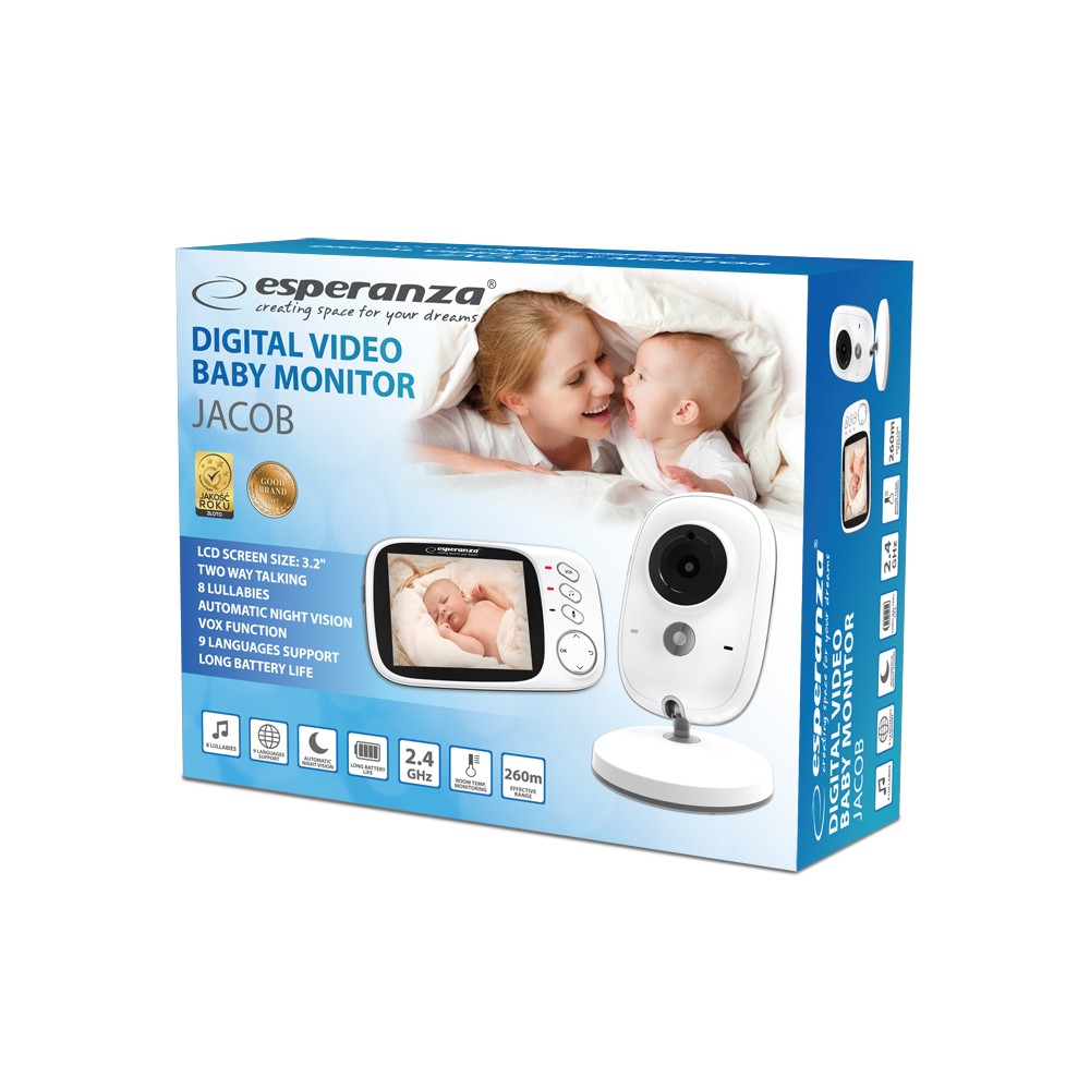 Mobili auklė Esperanza LCD 2.0 Jacob