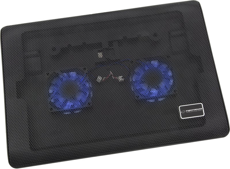 Aušinimo stovas kompiuteriui Aušinimo stovas Esperanza TIVANO EA144 Neš. komp. 15,6'' - 17'', 2 vent., LED