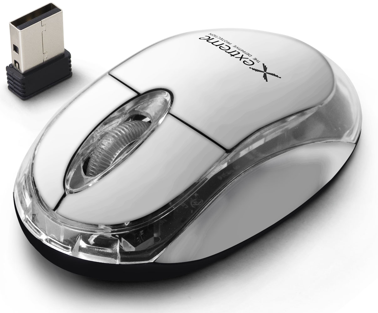 Belaidė pelė esperanza xm105, balta