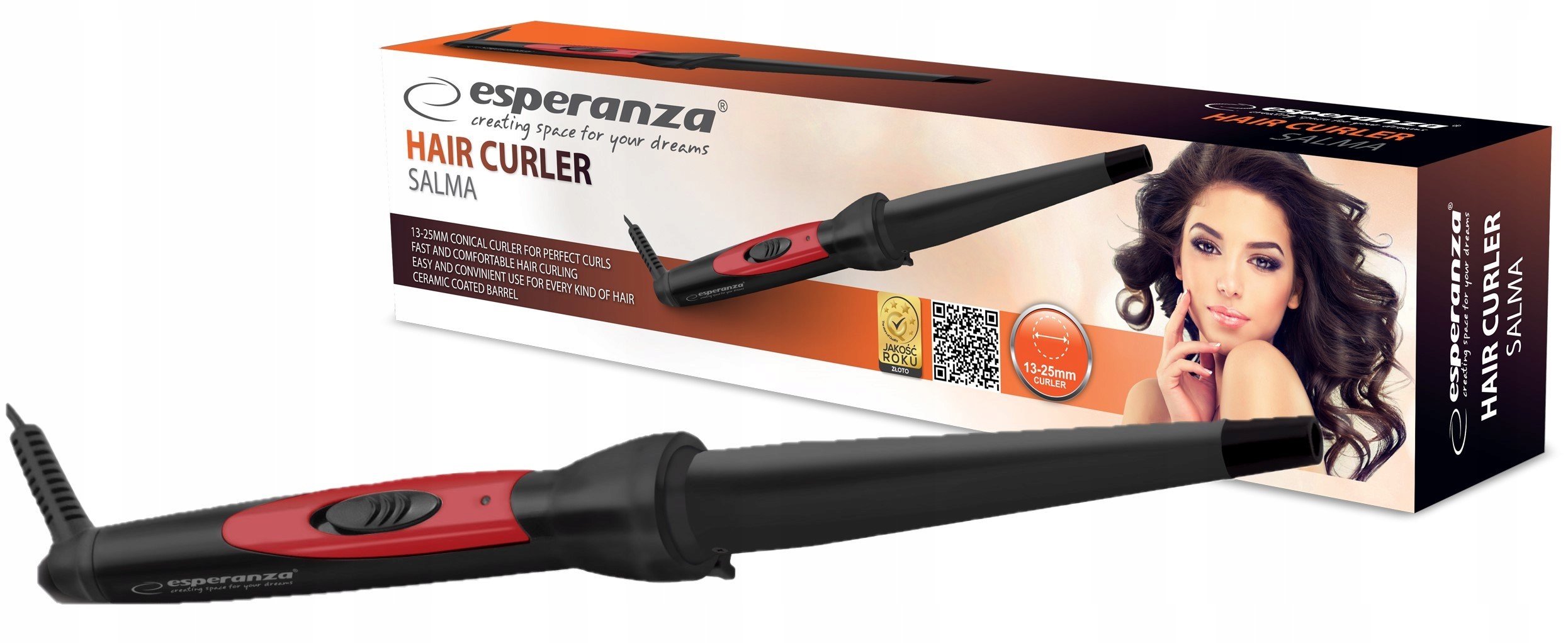 Esperanza ebl007 plaukų garbanojimo prietaisas