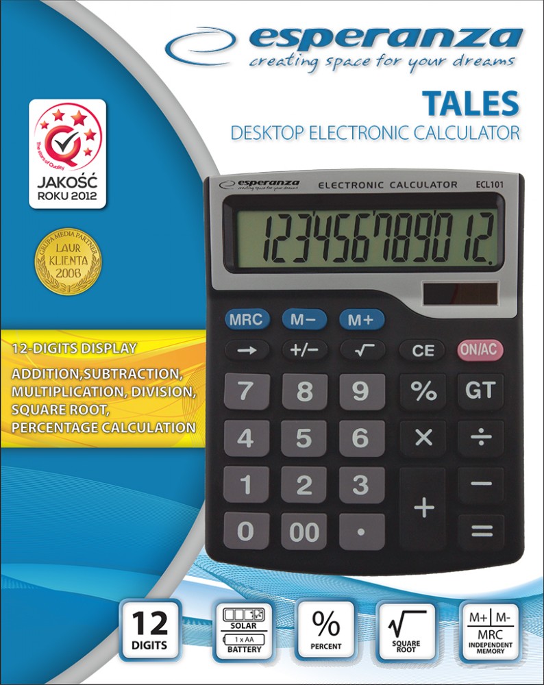 Skaičiuotuvas Esperanza Desktop Calculator