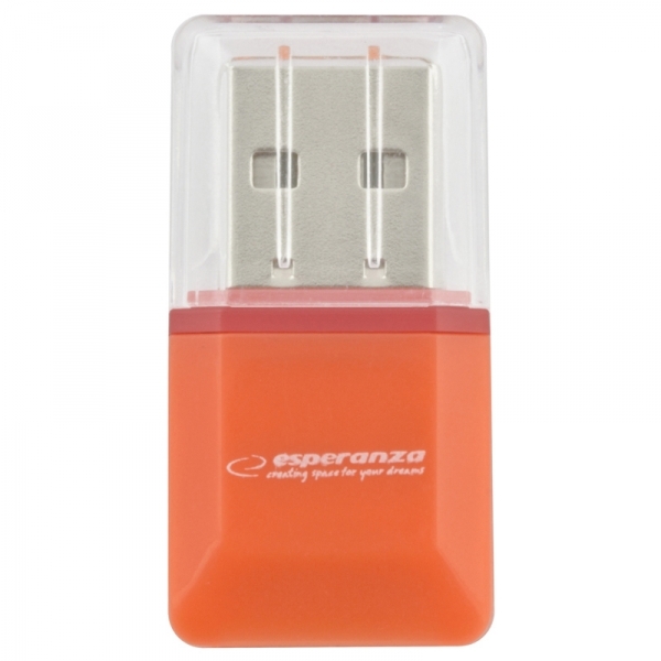 Esperanza microsd ea134o|oranž.|usb2.0|(microsd pen drive)
