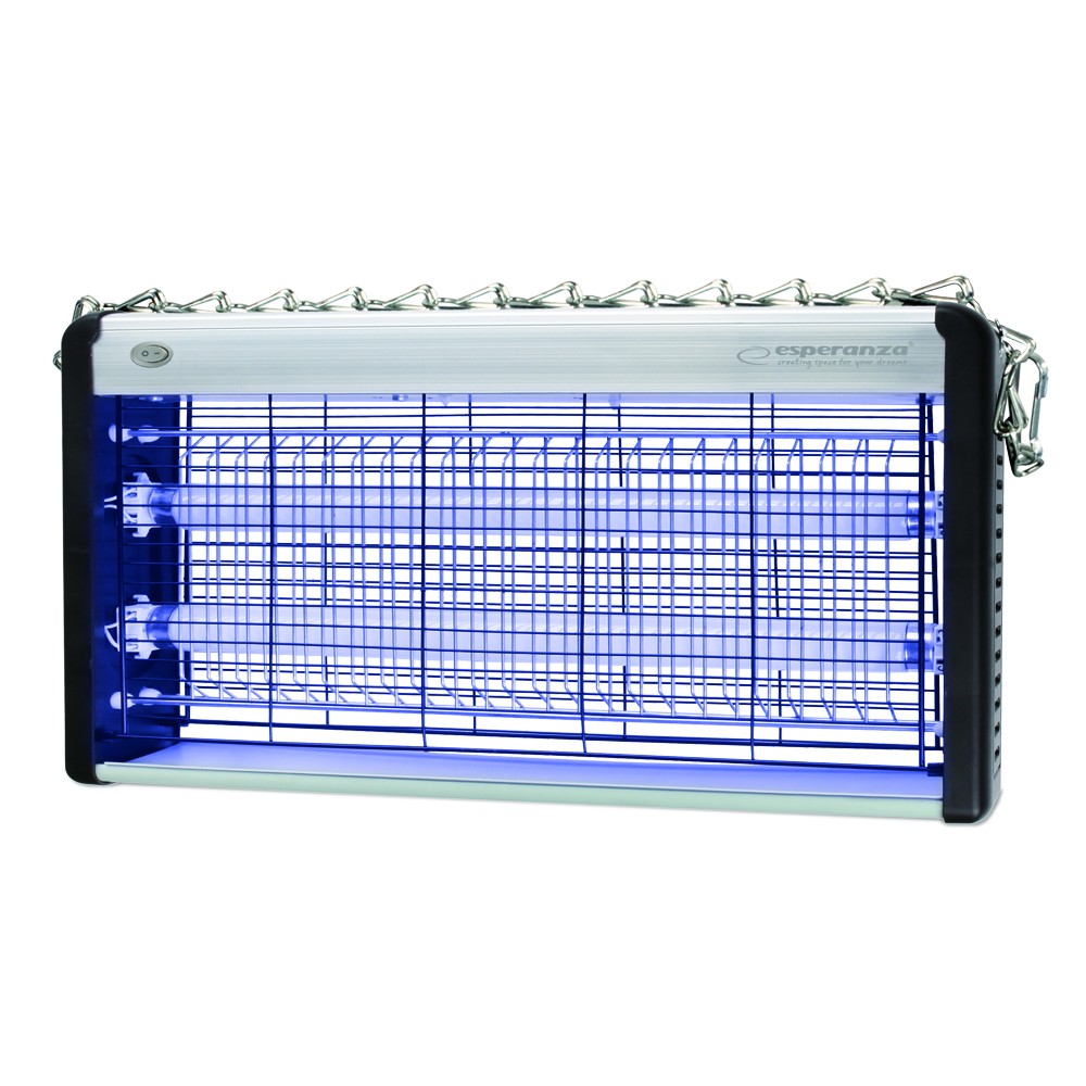 Lempa nuo uodų, musių ir kitų vabždžių UV Esperanza 30W veikimas 100m²