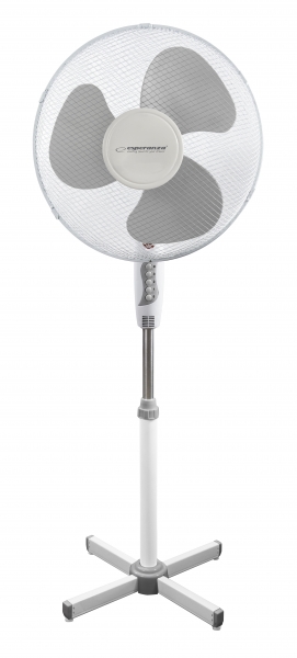Ventiliatorius Esperanza EHF001WE, 50W balta/pilka