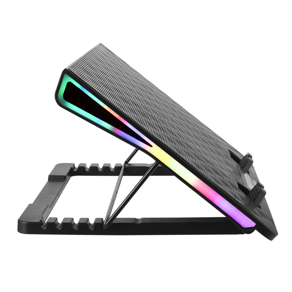 Aušinimo stovas kompiuteriui ESPERANZA RGB APŠVIESTAS ŽAIDIMO NEŠIMASIS AUSINIMO DĖKLAS