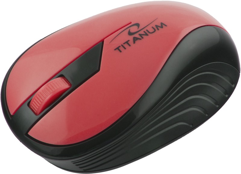 Belaidė pelė esperanza tm114r, juoda/raudona