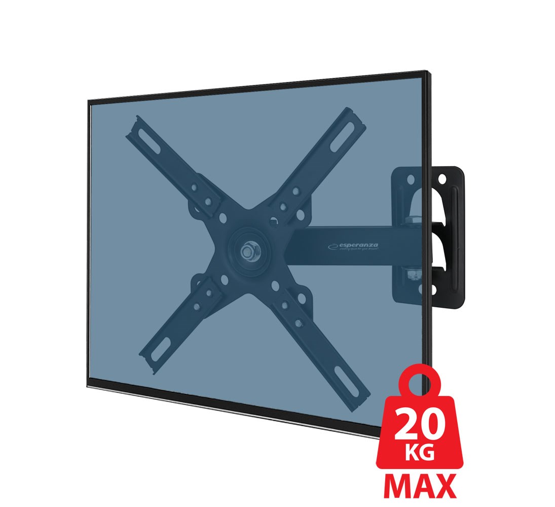 Tv laikiklis esperanza erw011 12-50”, juodas