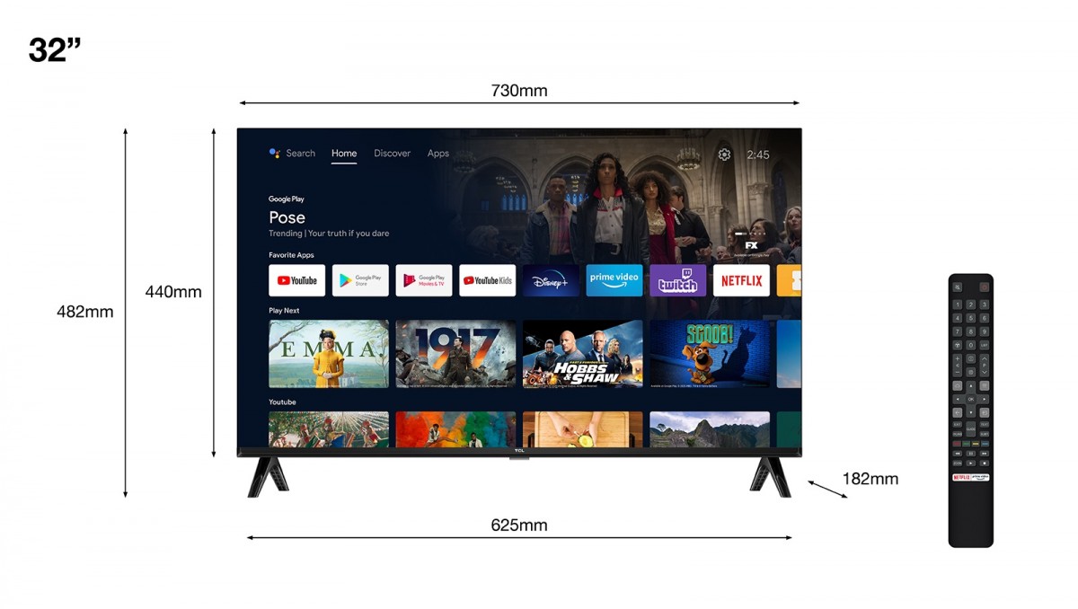 Led televizorius 32 colių 32s5400a
