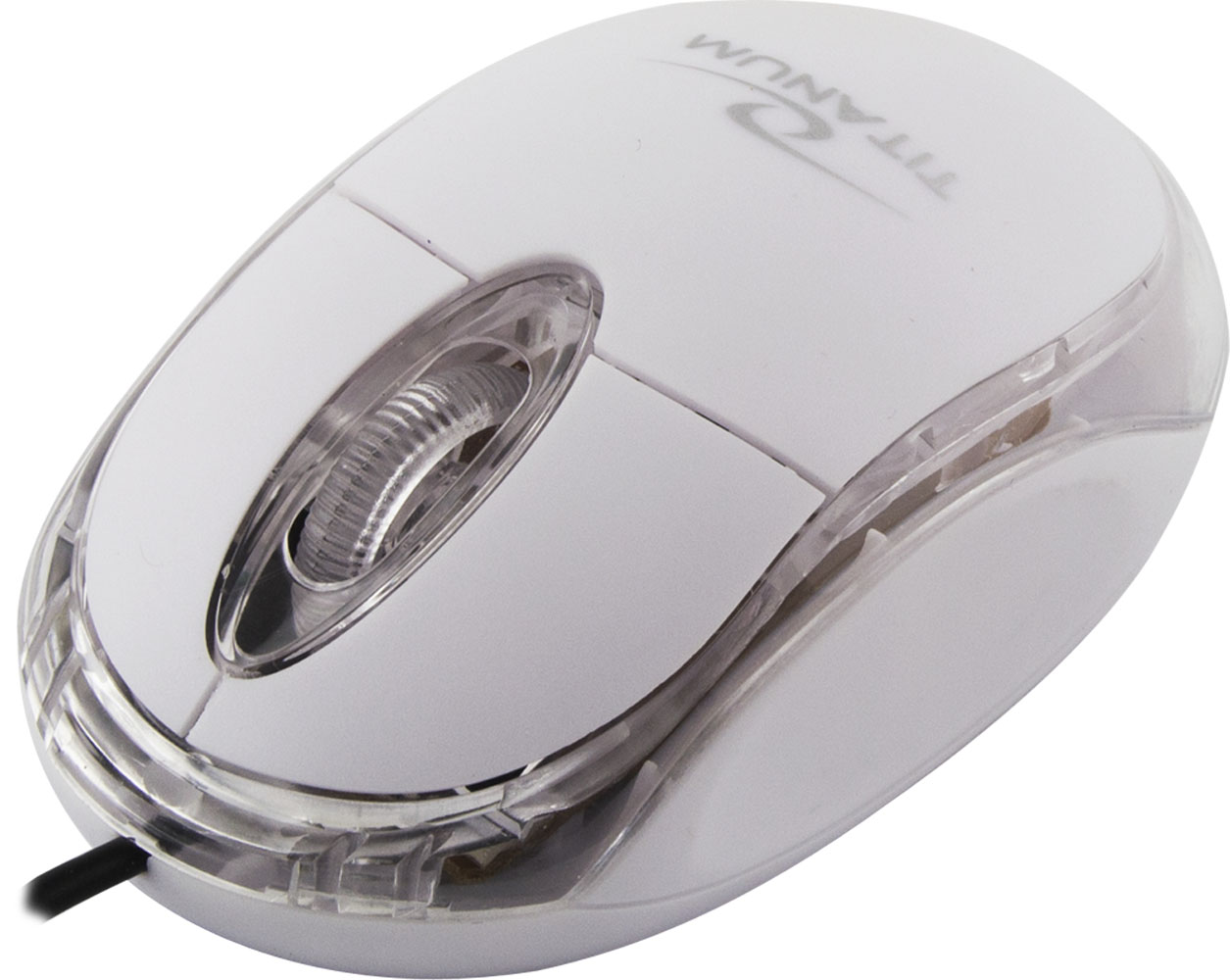 Laidinė pelė titanum tm102w, balta