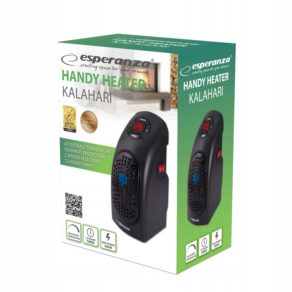 Šildytuvas Esperanza EHH007, 400W