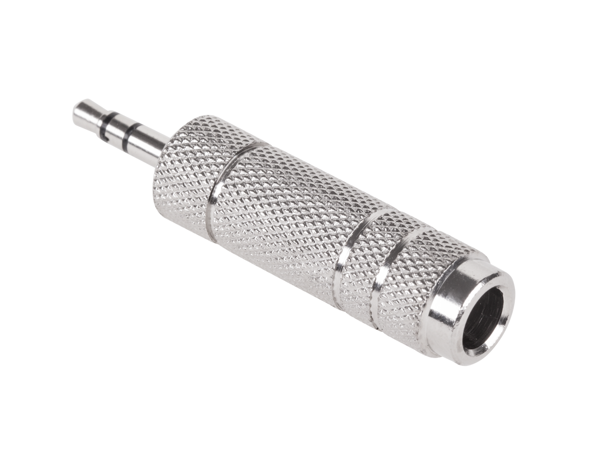 Metalinis garso adapteris 3,5 mm į 6,3 mm
