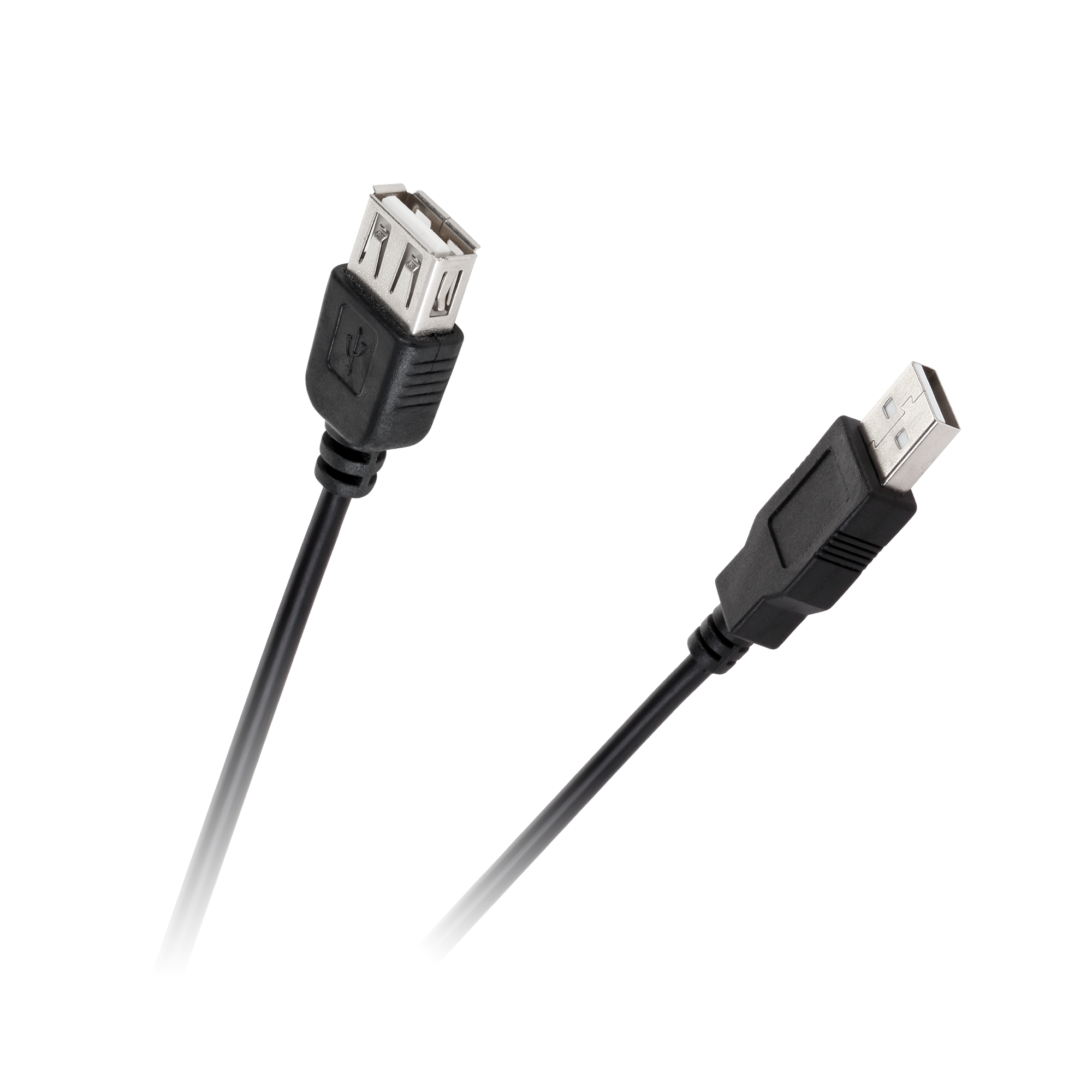 Usb kabelis a tipo kištukas - lizdas 0,8 m