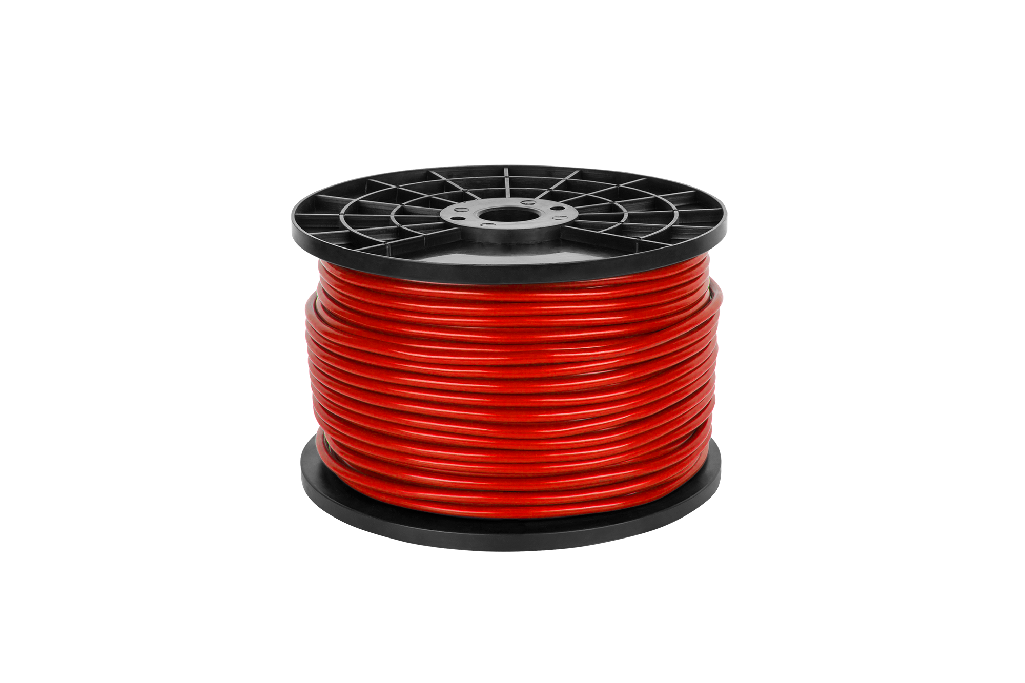 Audio laidas Stereofoninio mikrofono kabelis 6 mm, raudonas