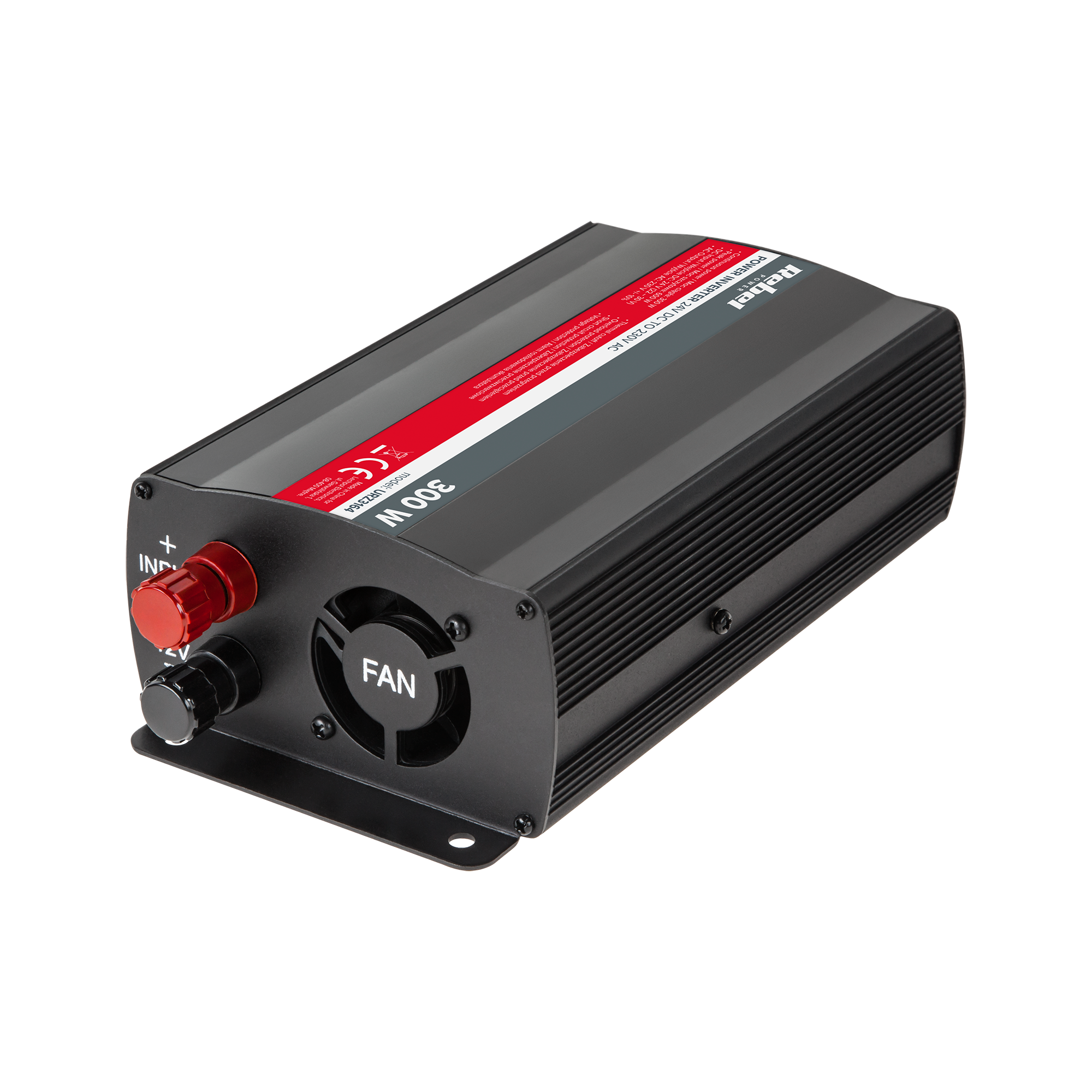 Įtampos keitiklis 24v/230v 300w su vokišku lizdu