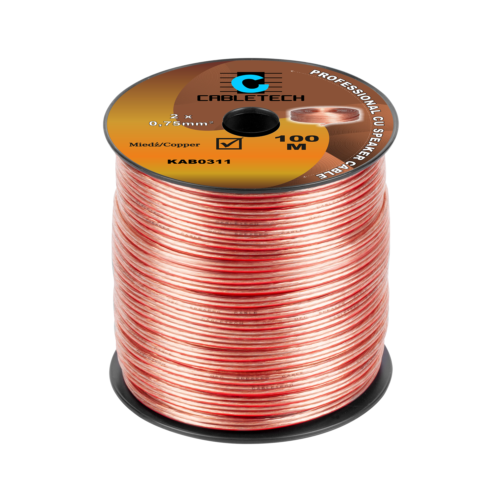 Audio laidas garsiakalbio kabelis 0,75 mm