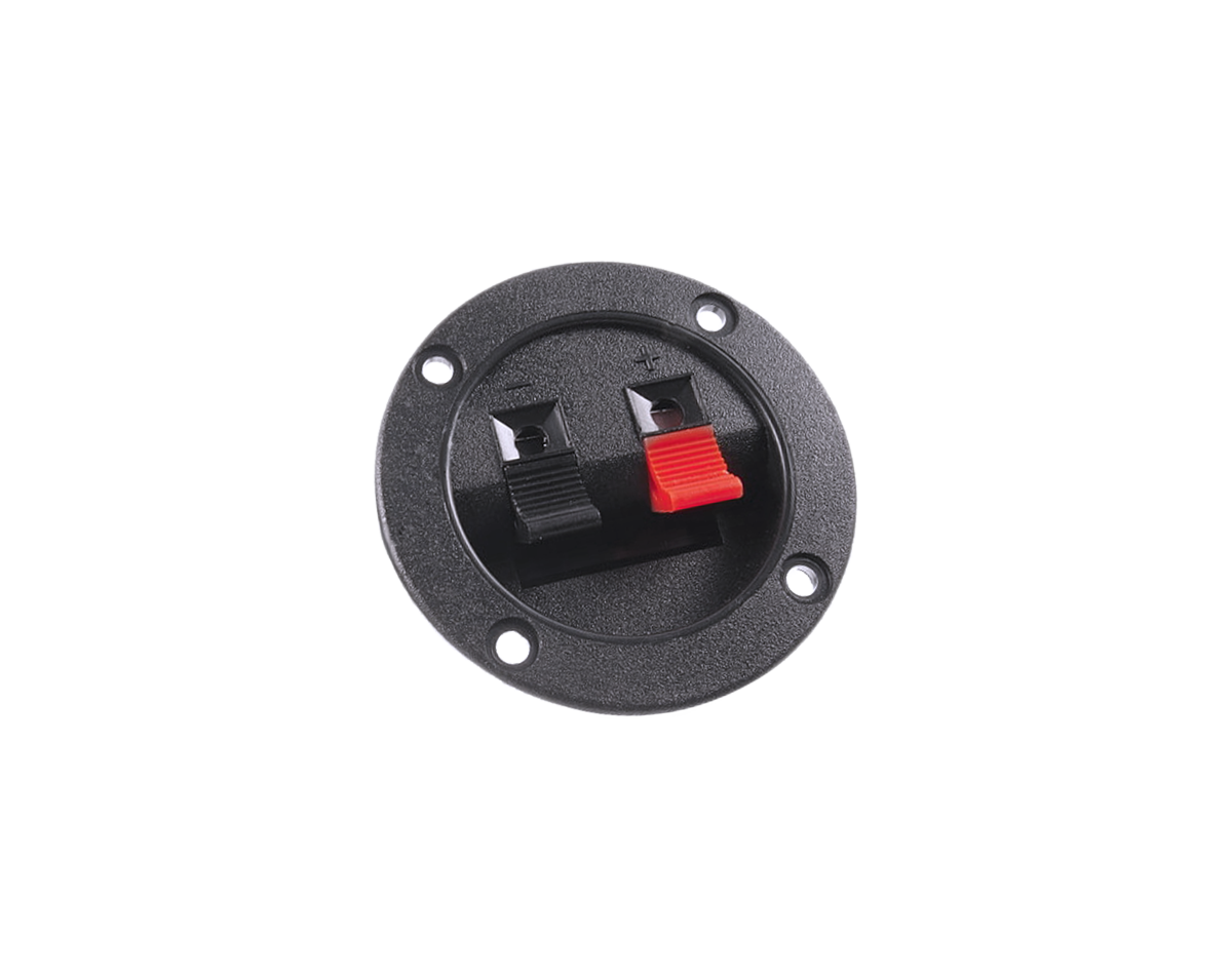 2 pin apvalus garsiakalbio lizdas