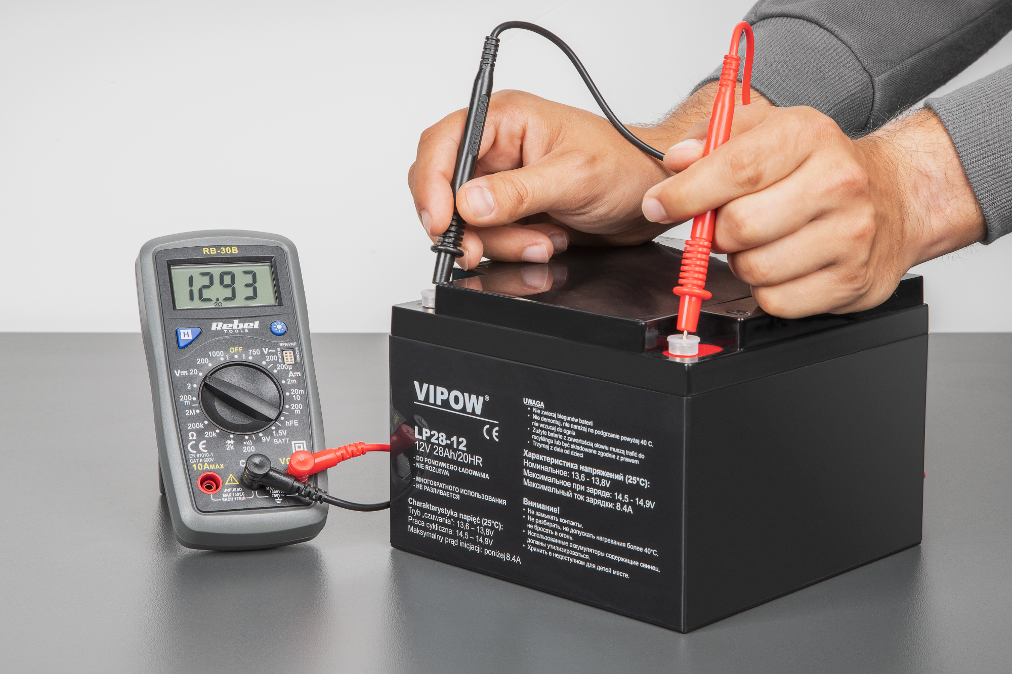 Vipow gelinis akumuliatorius 12v 4.0ah
