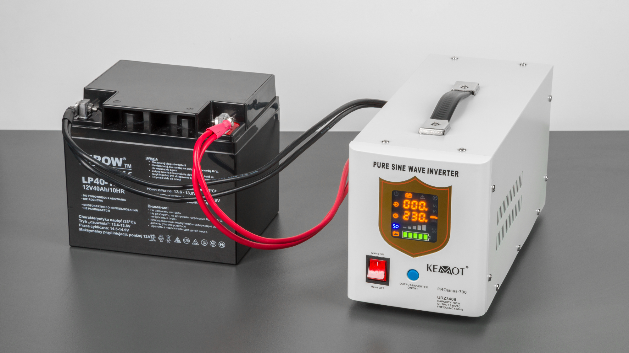 Vipow gelinis akumuliatorius 12v 4.0ah
