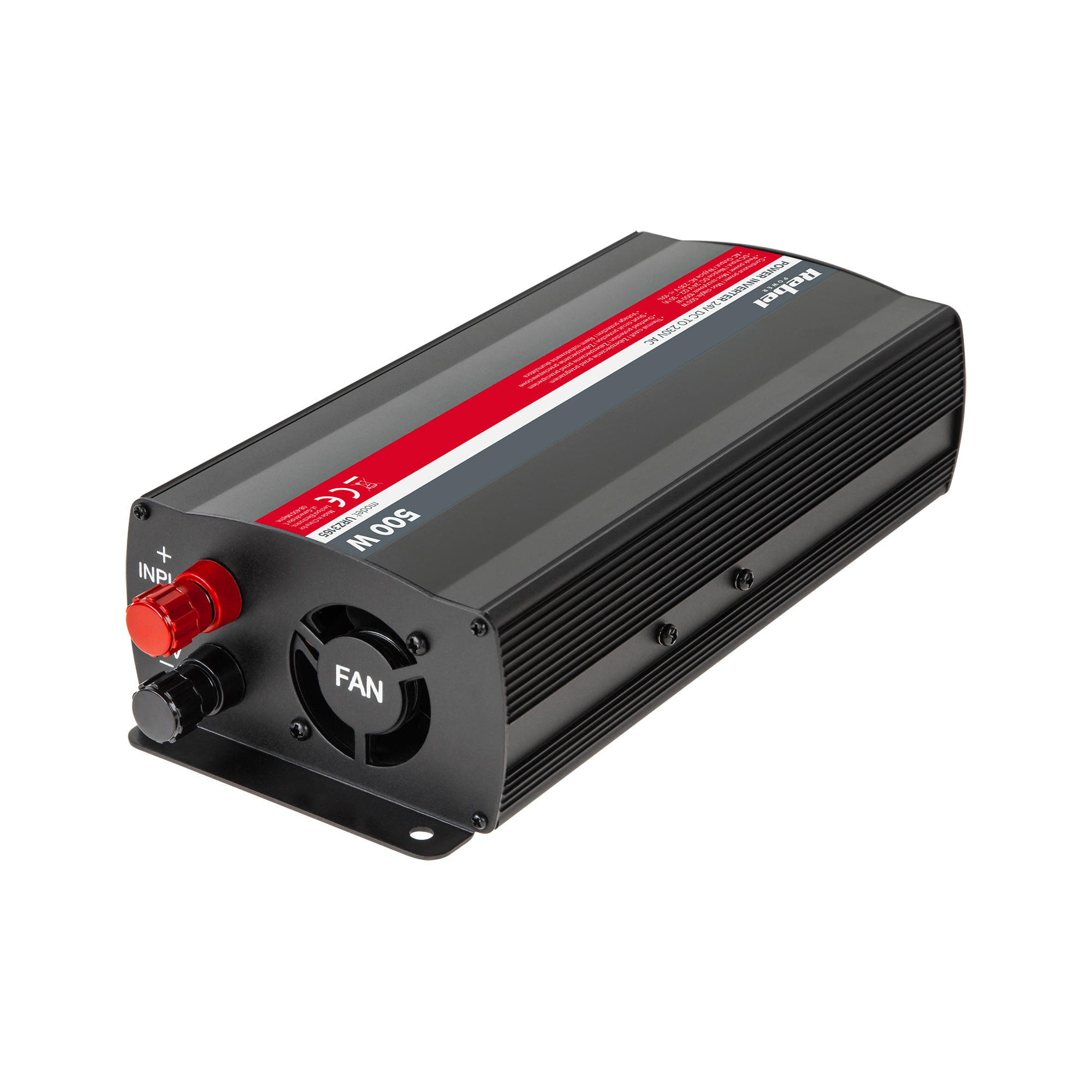 Rebel 24v/230v 500w inverteris (f:vokiškas lizdas)