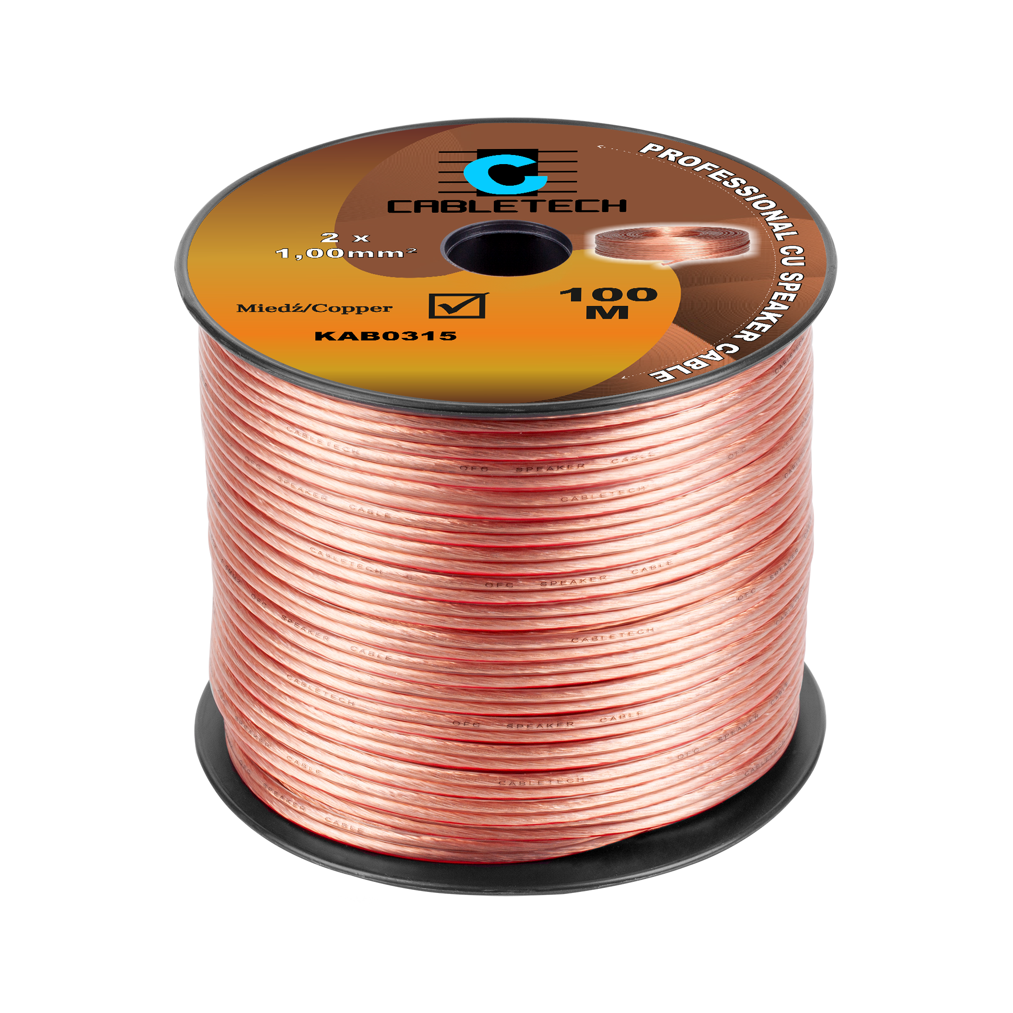 Garsiakalbio kabelis 1,0 mm