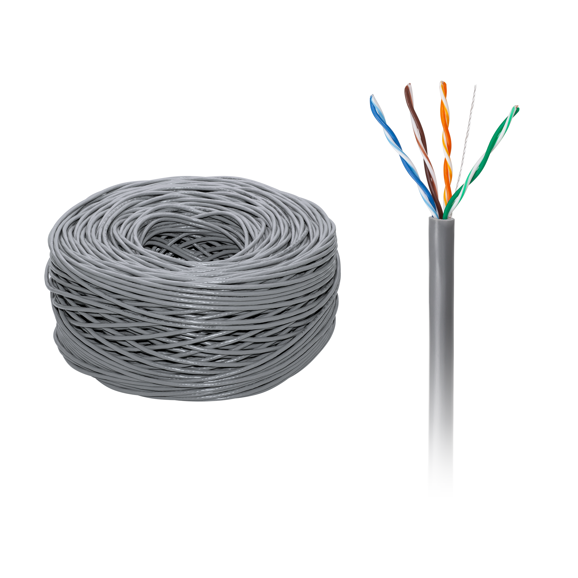 Tinklo laidas utp cat5e varinis kompiuterio kabelis cabletech