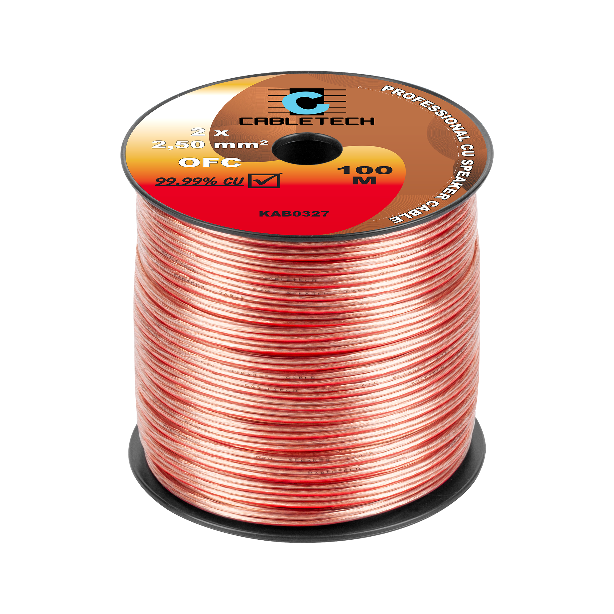 Audio laidas cabletech, 2.5 mm, 100 m