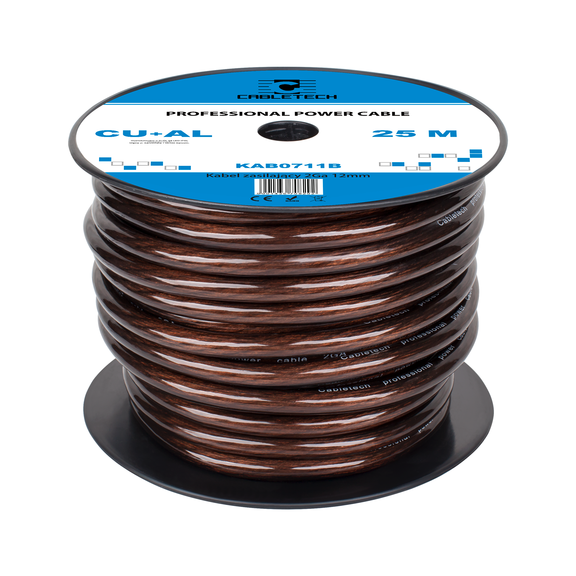 Automobilinis kabelis 2ga od12mm cu+al