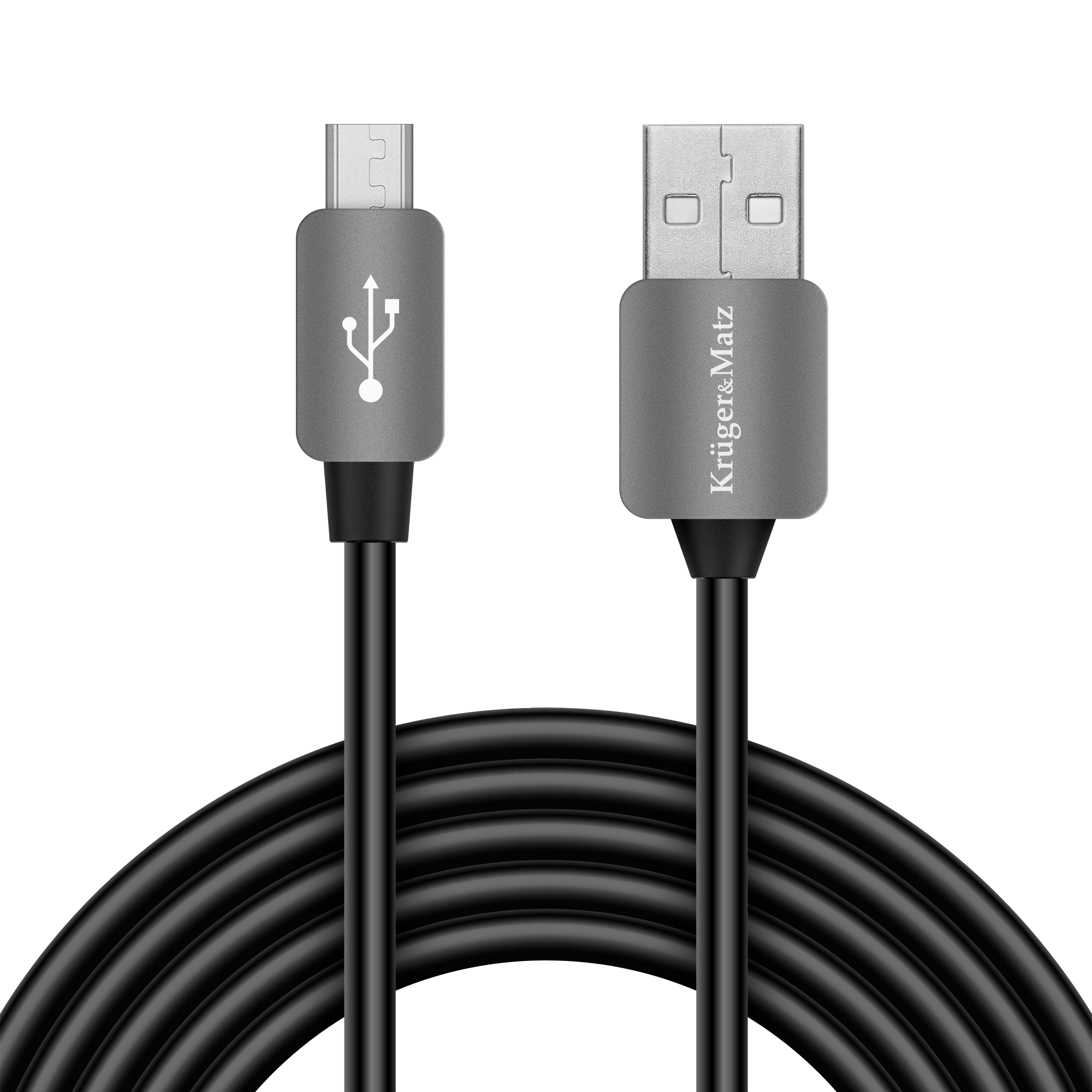 1,0 m ilgio kabelis iš usb į micro usb kištuką - Kruger&matz