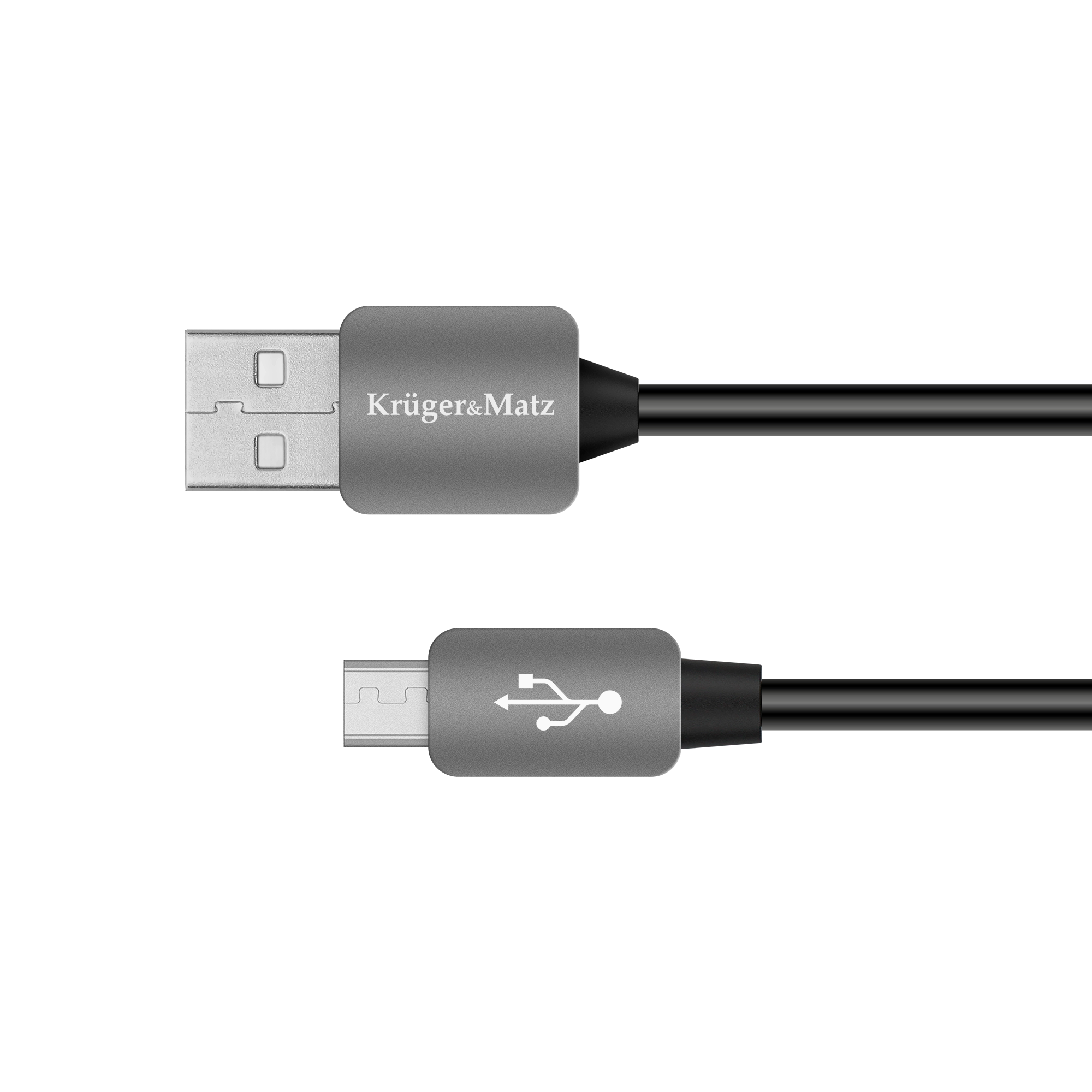 1,0 m ilgio kabelis iš usb į micro usb kištuką - Kruger&matz