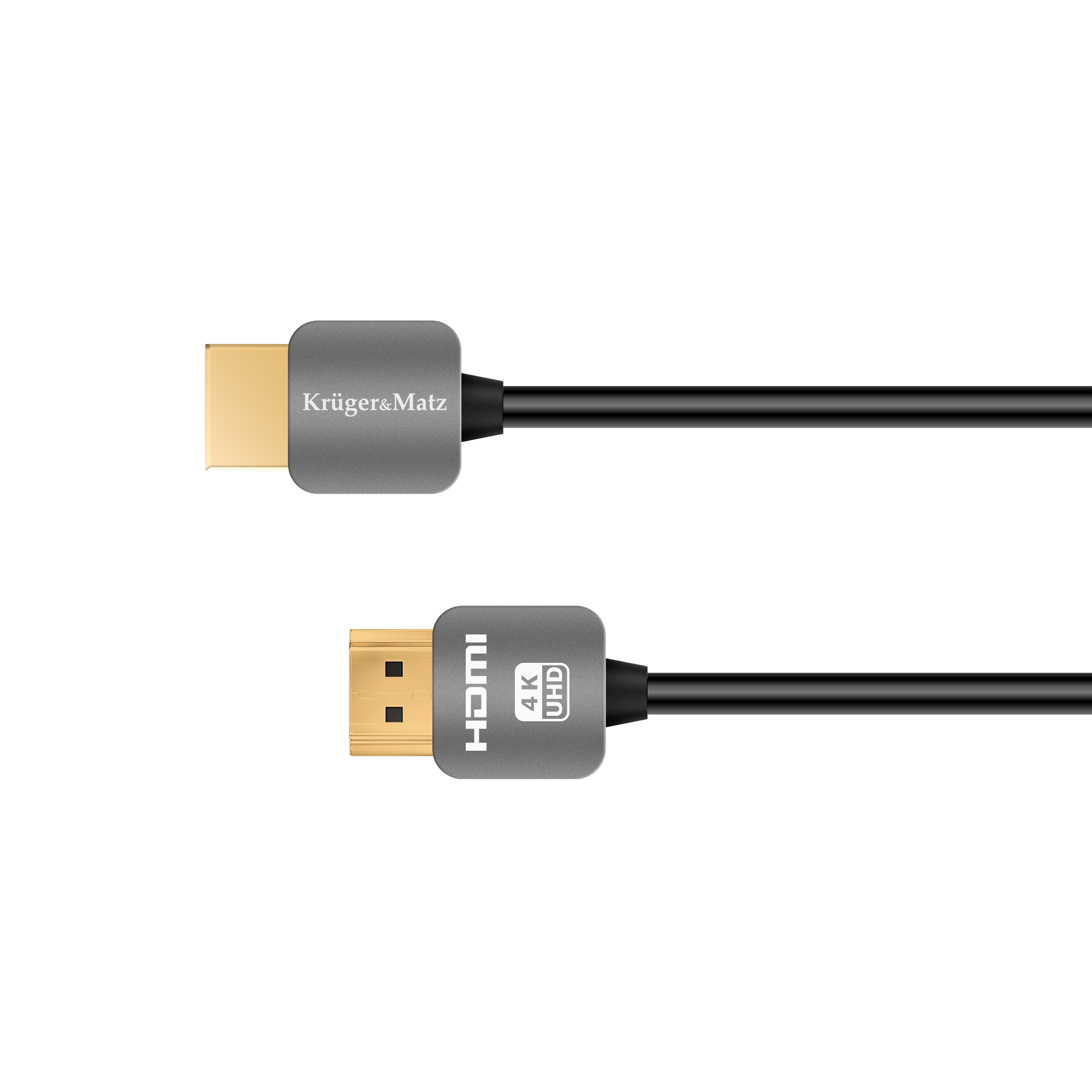 Hdmi laidas hdmi kabelis - hdmi kištukinis (a-a) 1,8 m kruger&matz 4k kabelis