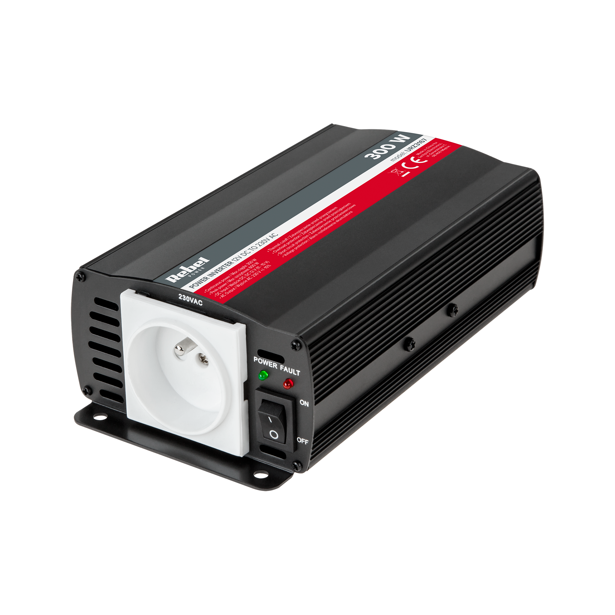 Rebel 12v/230v 300w inverteris