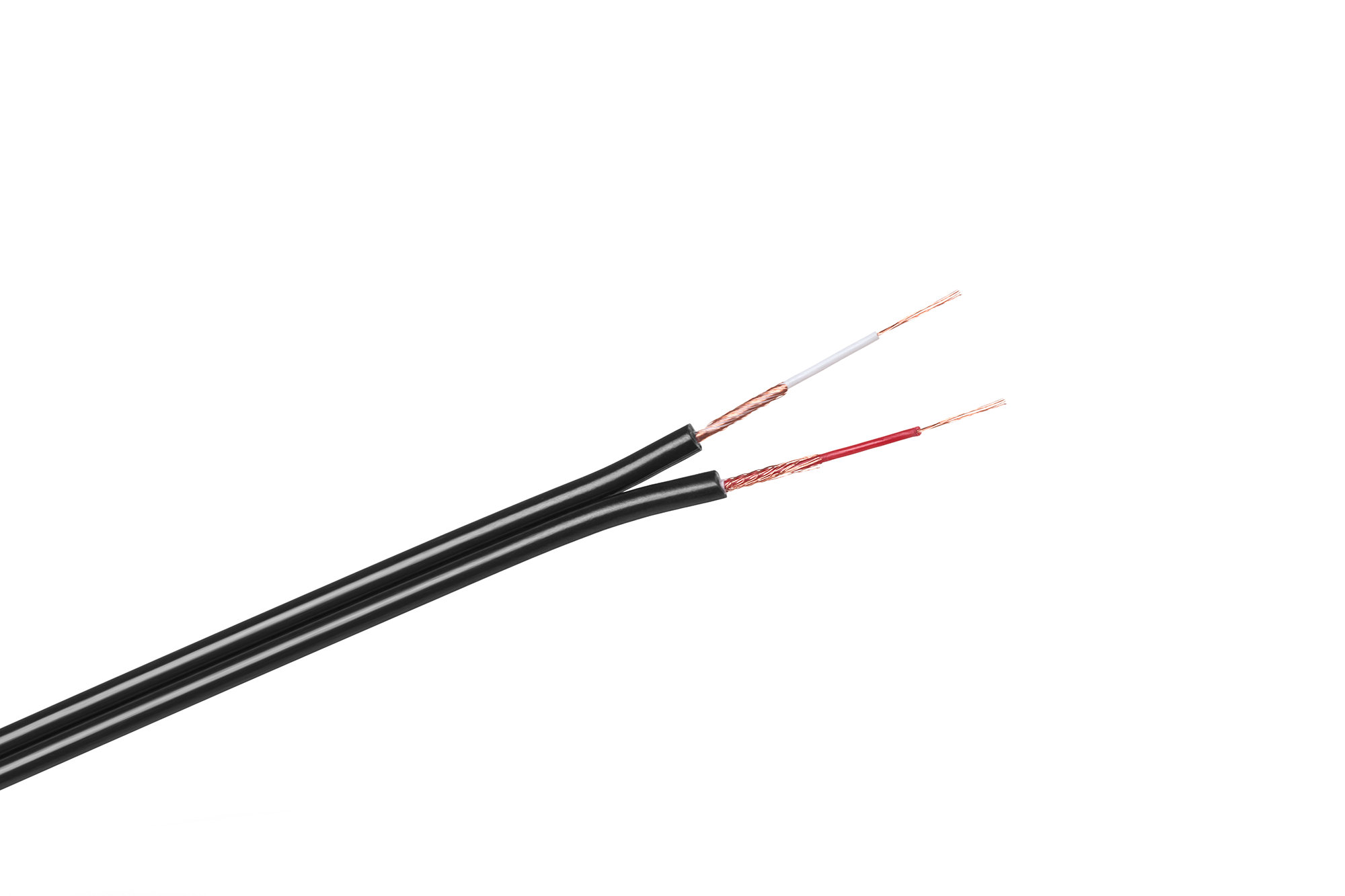 Audio laidas kabelis 2 x rca-3 mm, juodas